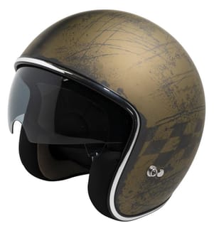 Jethelm Ixs77 2.5 Matt Gold-Schwarz
