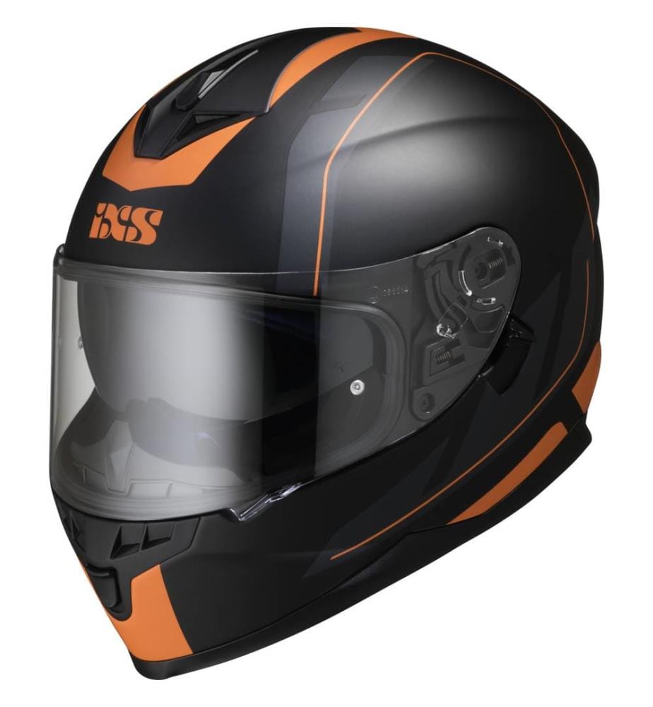 Integralhelm Ixs1100 2.0 Matt - Schwarz und Orange
