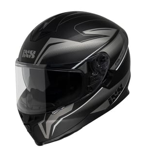 Integralhelm iXS1100 2.3 - Schwarz und Grau