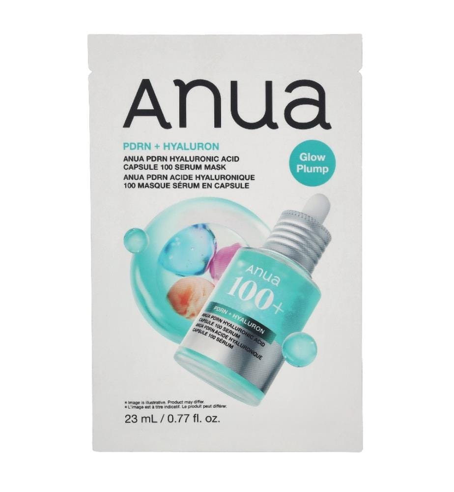 Anua PDRN Hyaluronsäure-Kapsel 100 Serum-Maske 23 ml