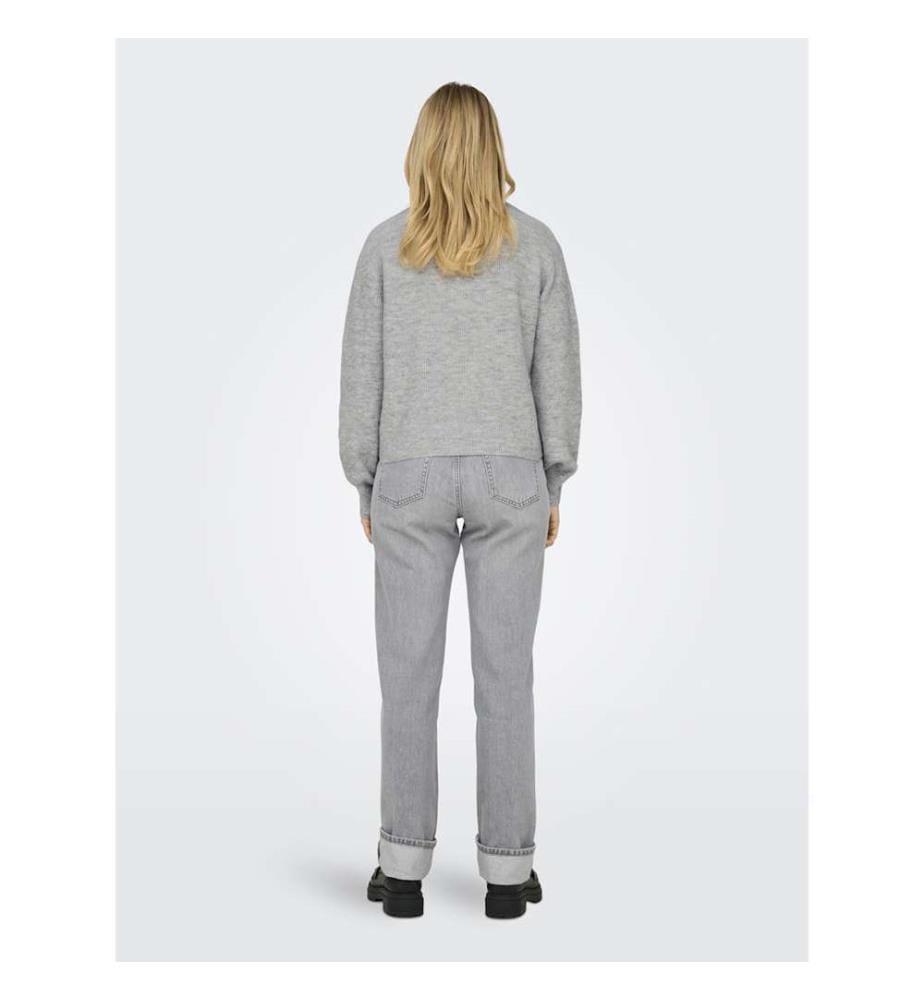 Strickjacke - Medium Grey Melange