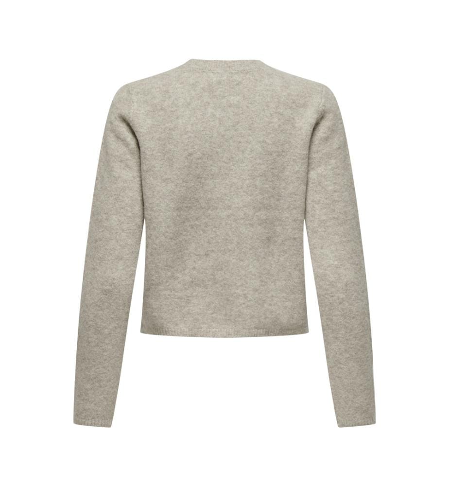 Strickjacke mit langen Ärmeln - Turtledove Melange