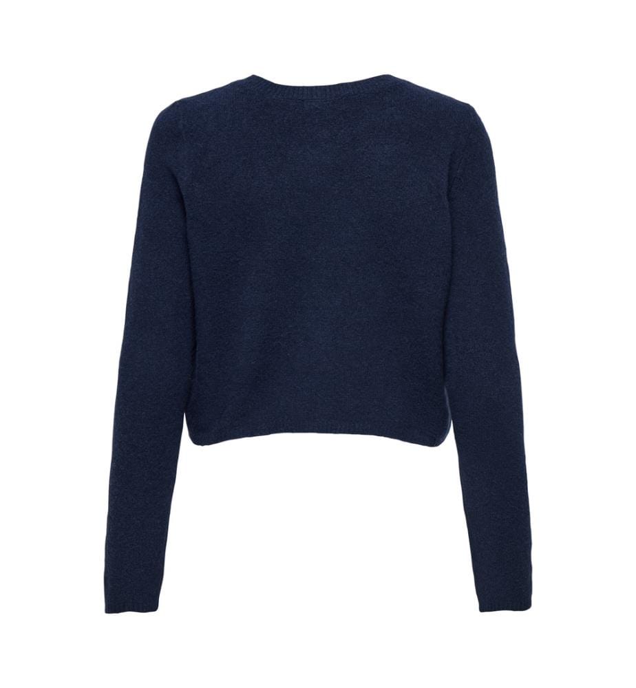 Strickjacke - Melange Nachthimmel