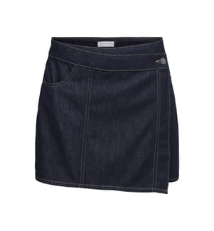 Kurzer Rock - Dunkelblauer Denim