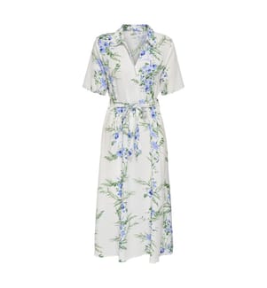 Midikleid - Cloud Dancer Blau Kornblume