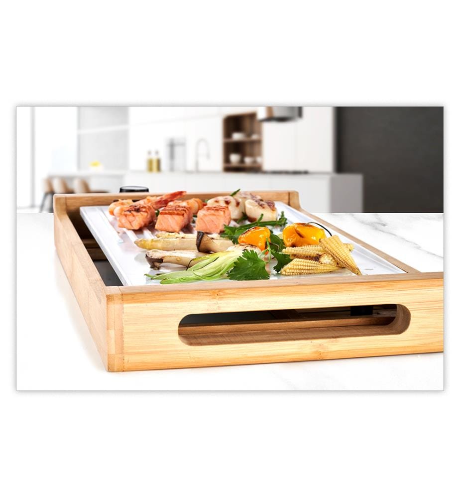 Gril de table Bamboo Grill - Brun