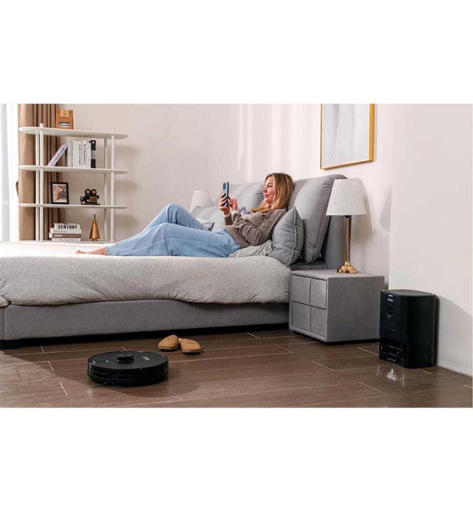 T-Bot Pro 4000 Roboterstaubsauger - Schwarz & Weiss