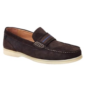 Base London - Herren Halbschuhe "Drum", Wildleder