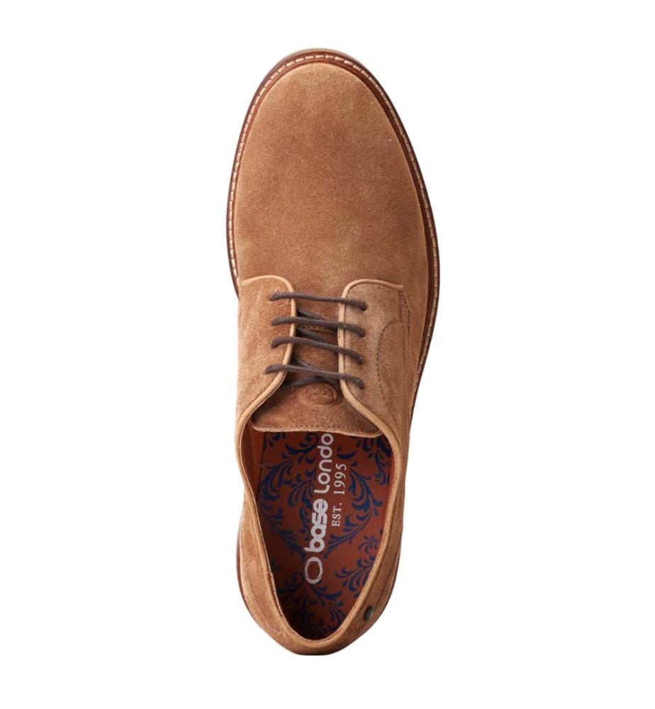 Base London - Herren Schnürschuhe "Mawley", Wildleder
