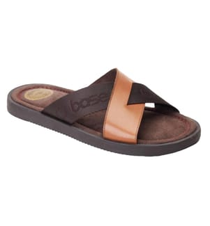 Base London - Herren Badesandale "Webb", Leder