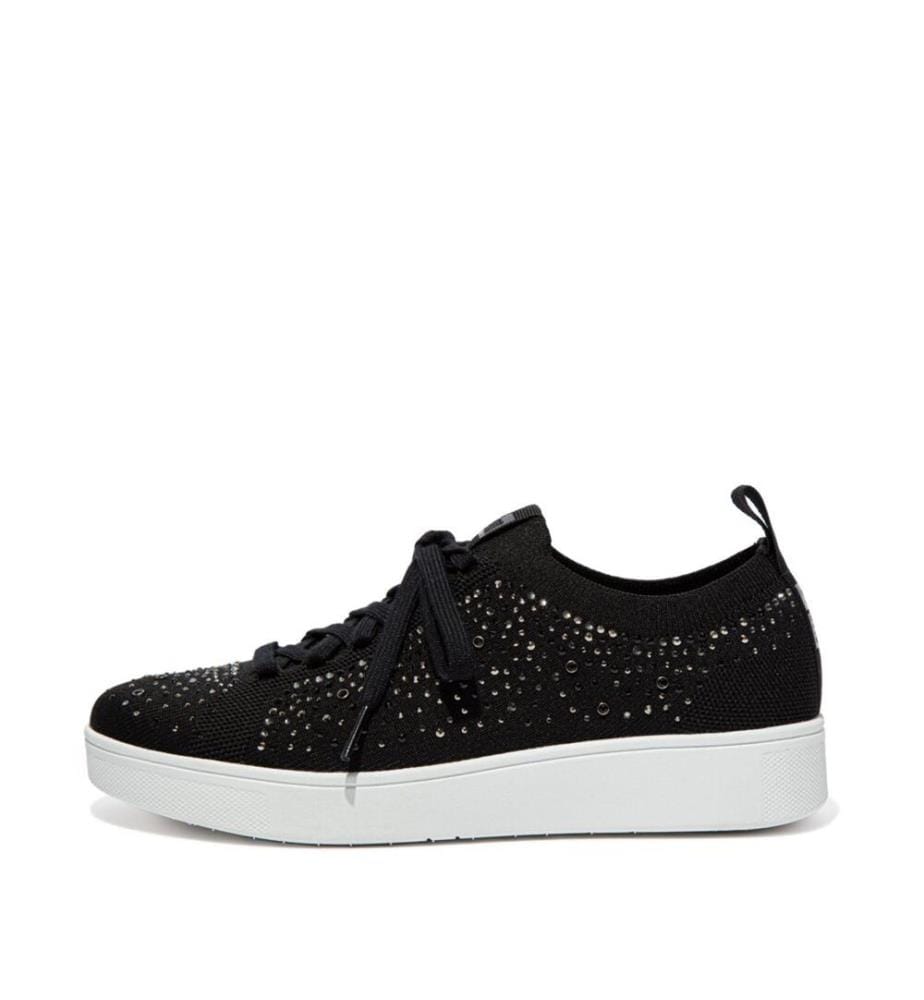Fit Flop - "Rally" Kristall Sneaker für Damen, Jerseyware