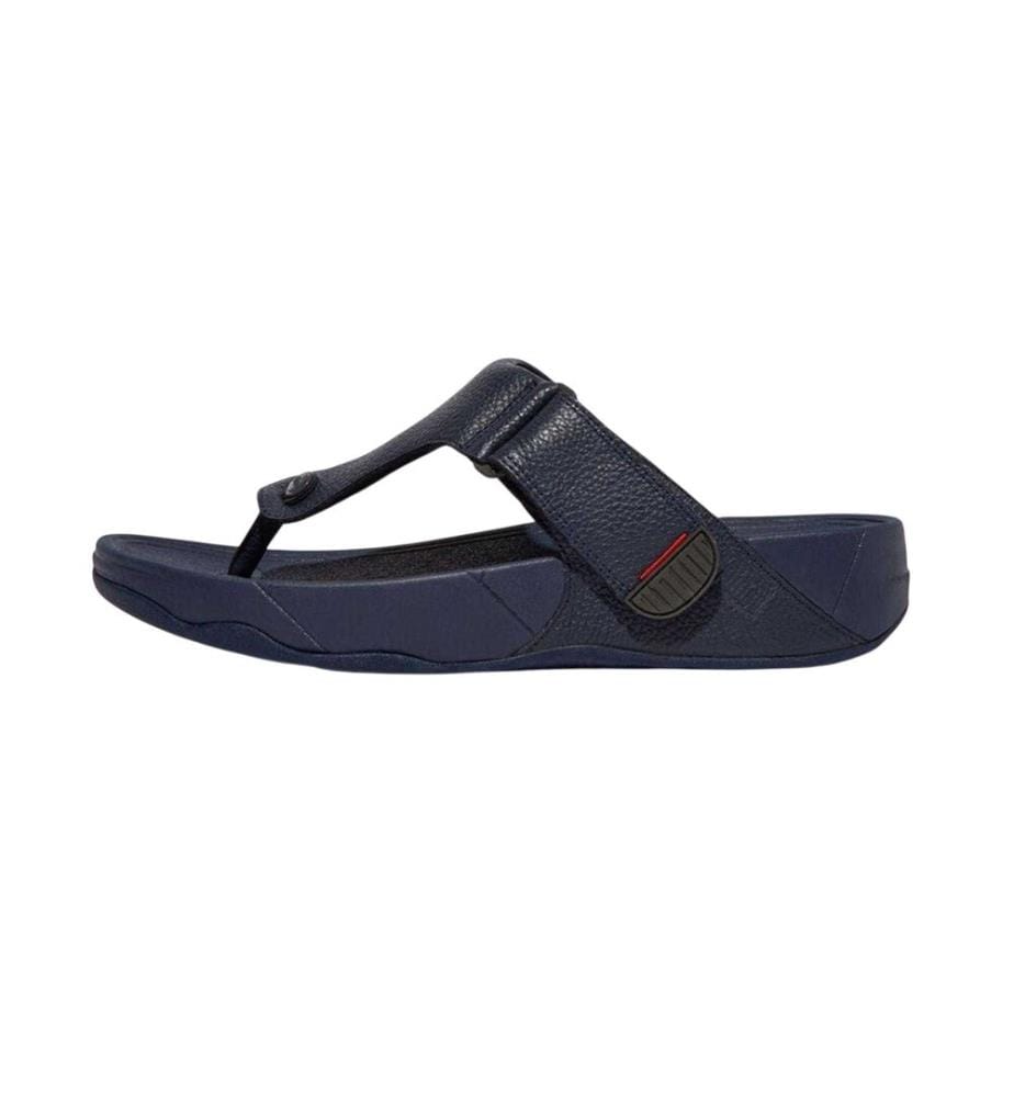 FitFlop - Sandalen für Herren, Leder, Zehentrenner, Flach