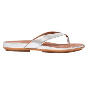 FitFlop - "Gracie" Flipflops für Damen, Leder, Flach