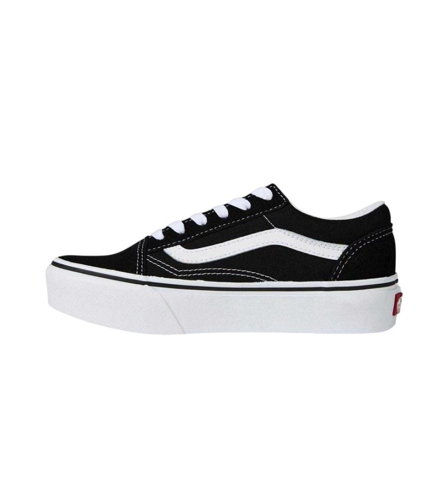 Vans Childrens/Kids Old Skool Side Stripe Platform Trainers