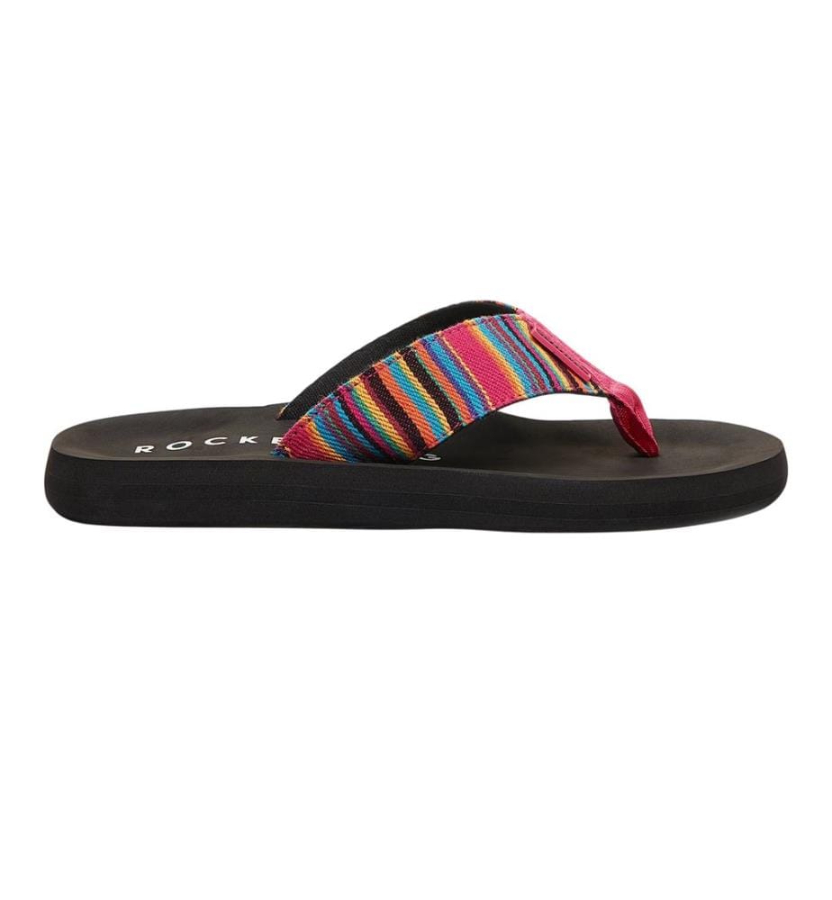 Rocket Dog - "Adios Dexter" Flipflops für Damen, Baumwolle, flach geformter Absatz