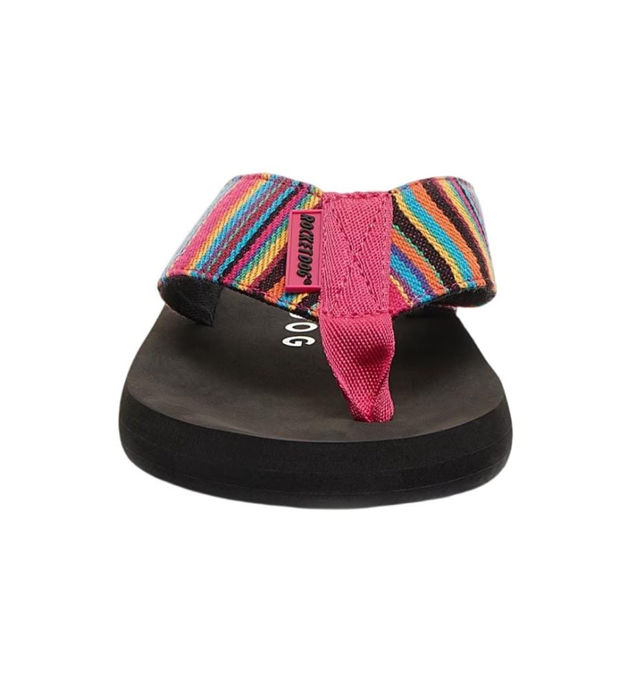 Rocket Dog - "Adios Dexter" Flipflops für Damen, Baumwolle, flach geformter Absatz
