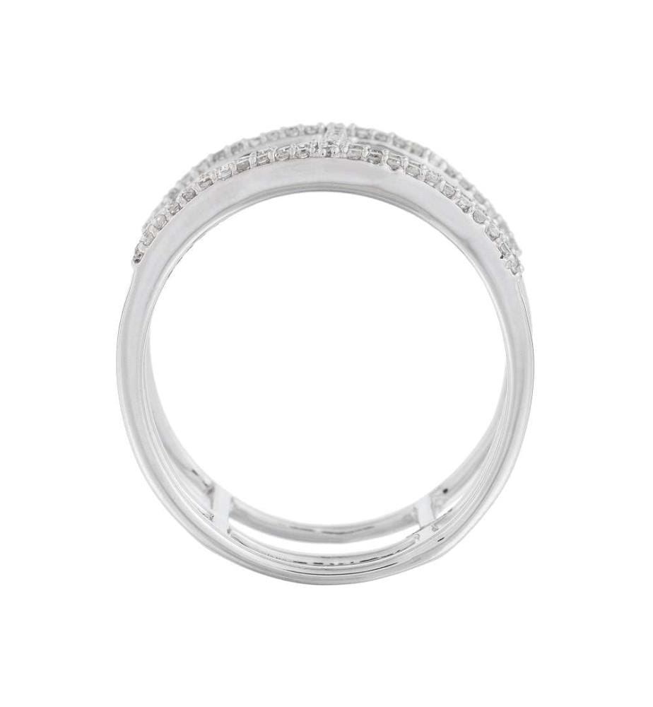 Bague Géométrie - Or Blanc