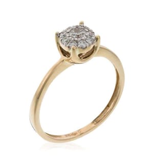 Bague Brillant Luciana - Or Jaune 375/1000
