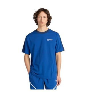 New Balance Mens Reimagined Lettering Crew Neck T-Shirt