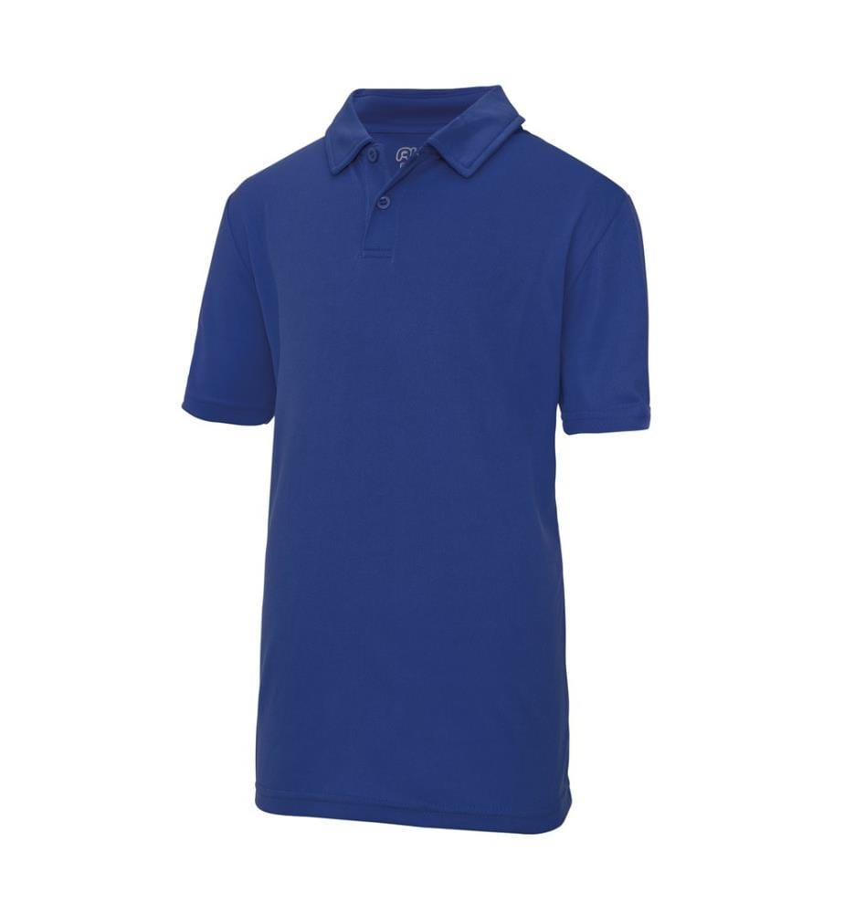 Just Cool Kids Unisex Sports Polo Plain Shirt (Pack of 2)
