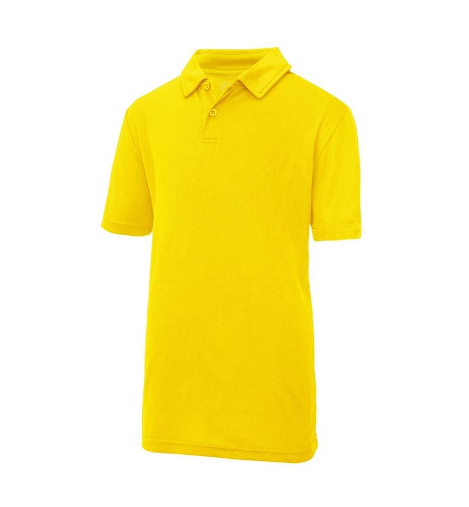 Just Cool Kids Unisex Sports Polo Plain Shirt (Pack of 2)