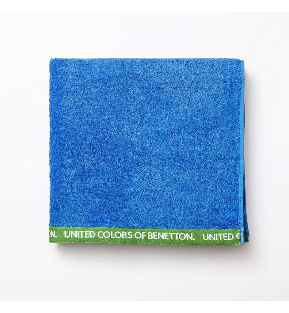 Set of 2 Towels: 90 x 150 cm and 90 x 160 cm - Blue