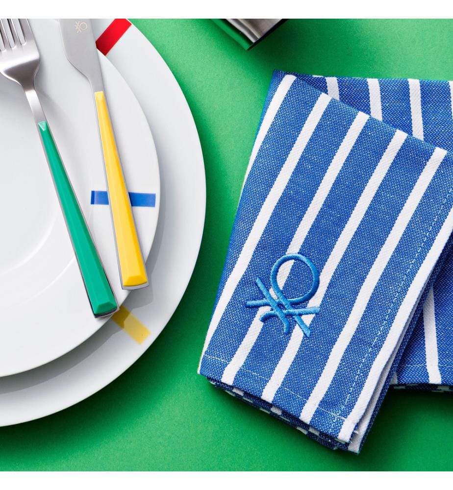 24-teiliges Küchenteuch-Set – Blau