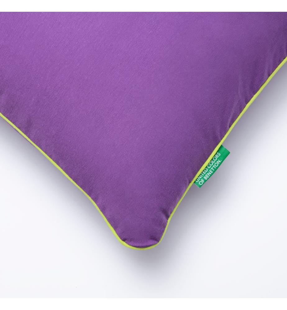 2er-Set Kissen 45 x 45 cm – Violett