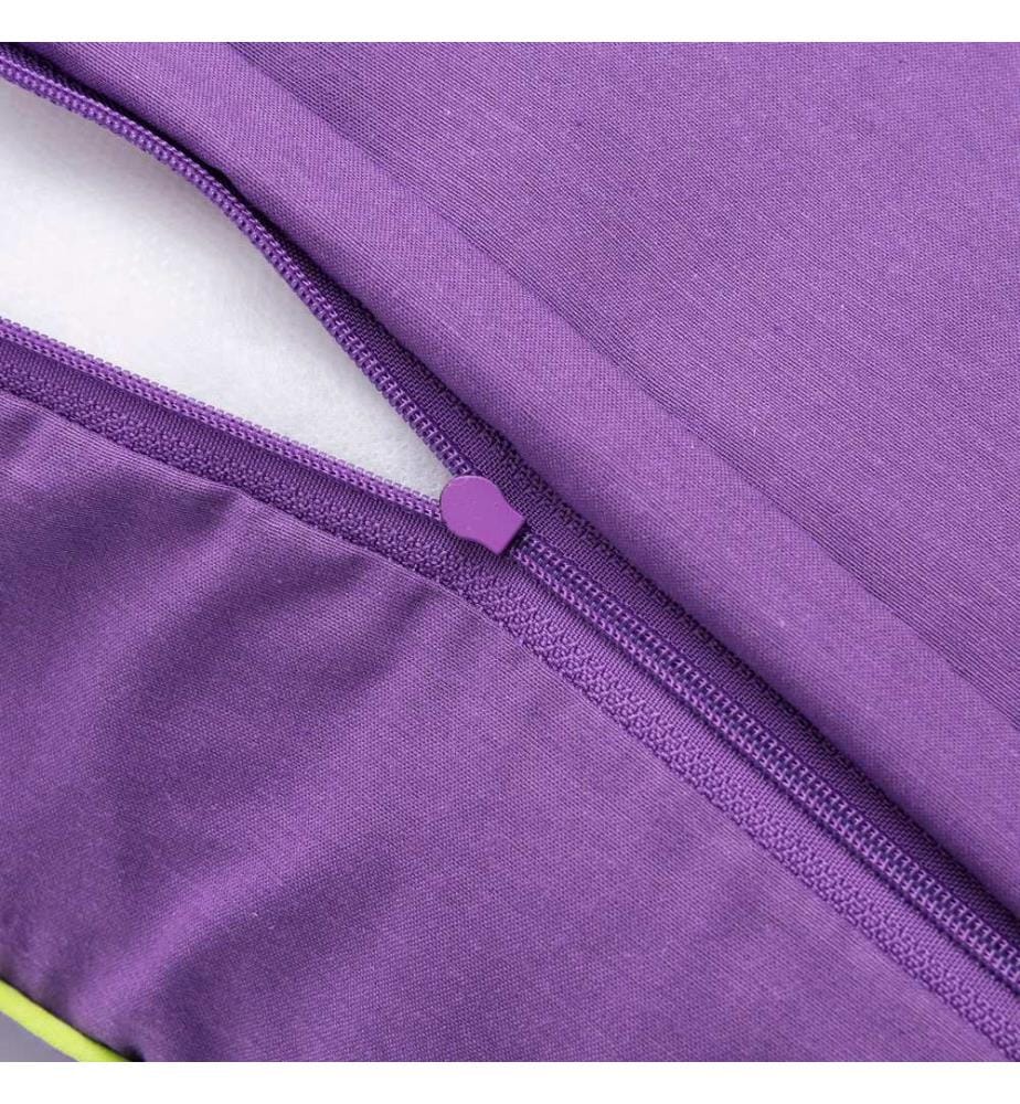 2er-Set Kissen 45 x 45 cm – Violett