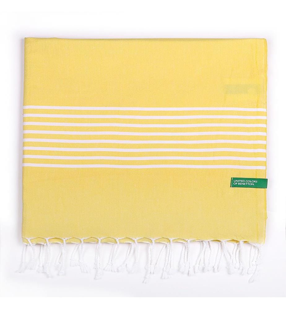 Set of 2 Bath Towels, 80 x 165 cm - Yellow