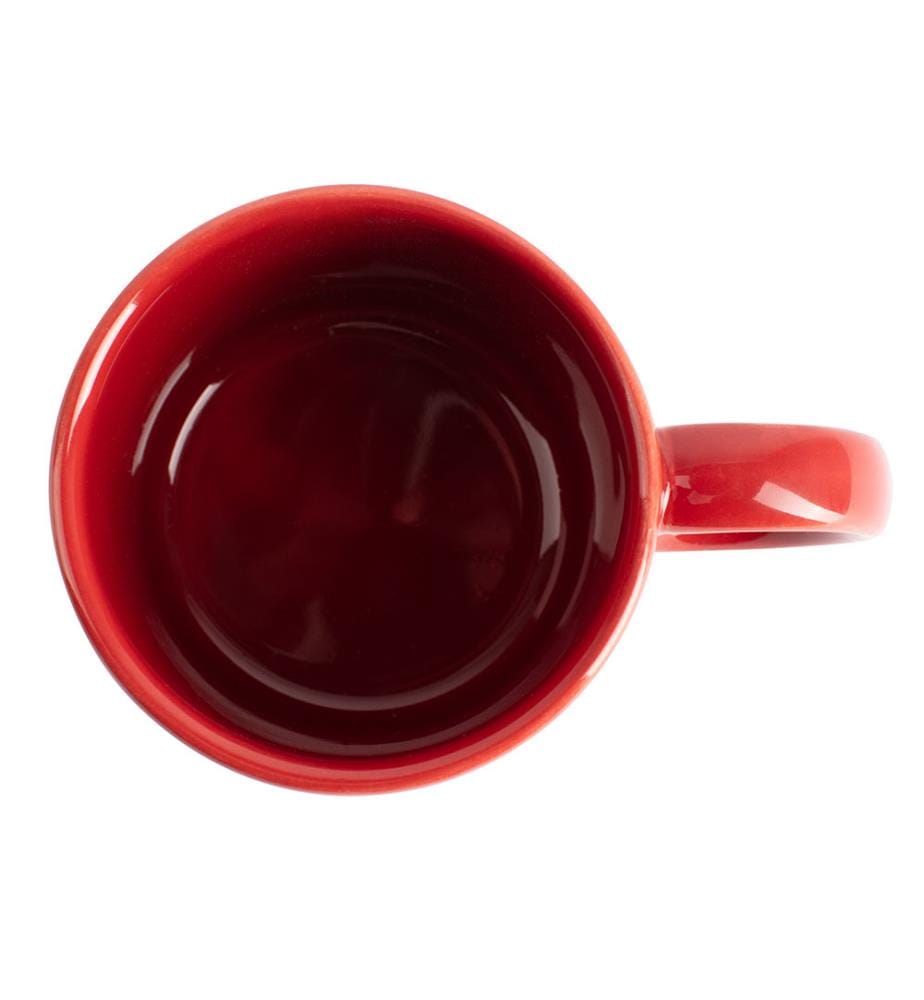 4er-Set Tassen à 360 ml – Rot