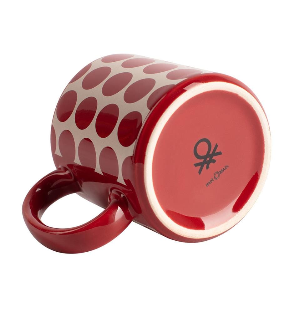 4er-Set Tassen à 360 ml – Rot