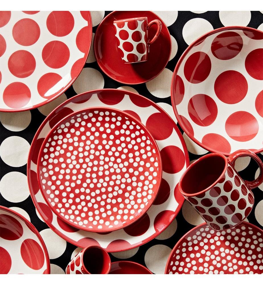 4er-Set Tassen à 360 ml – Rot