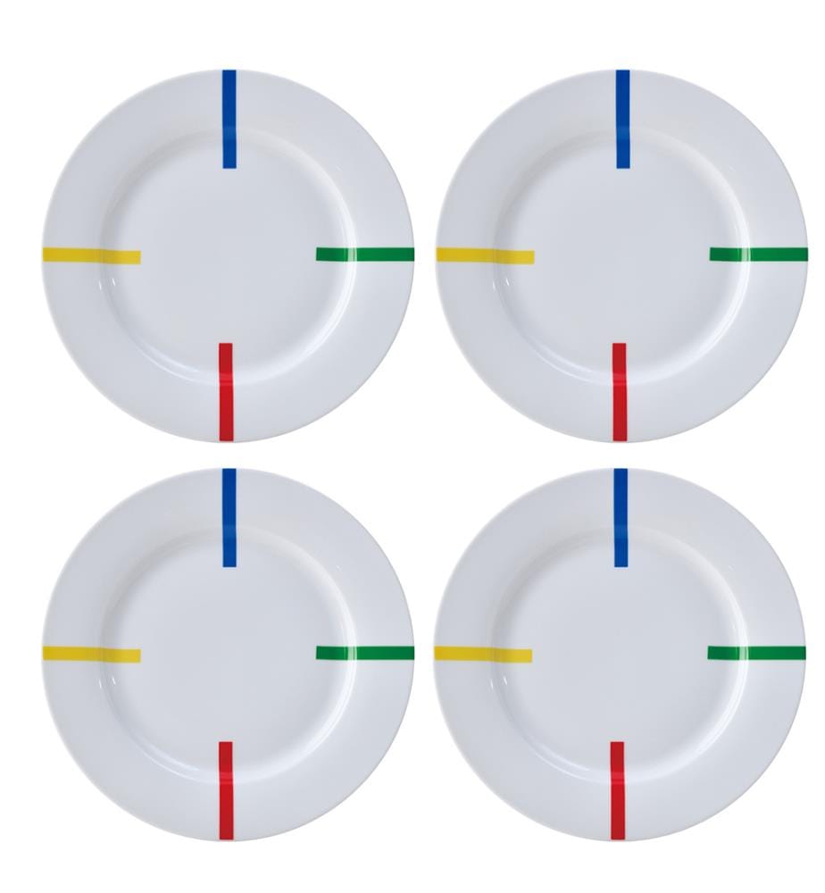 16er-Set flache Teller