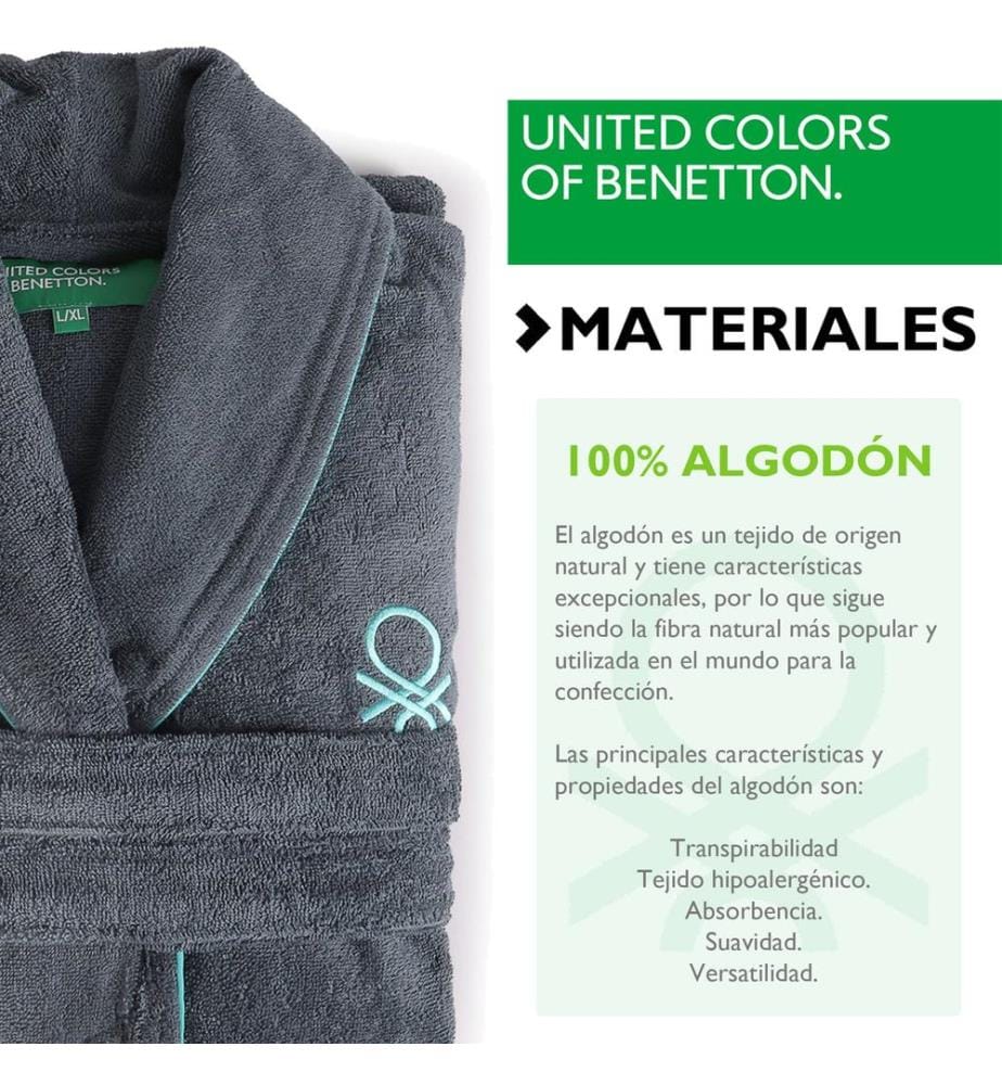 Unisex-Bademantel – Dunkelgrau