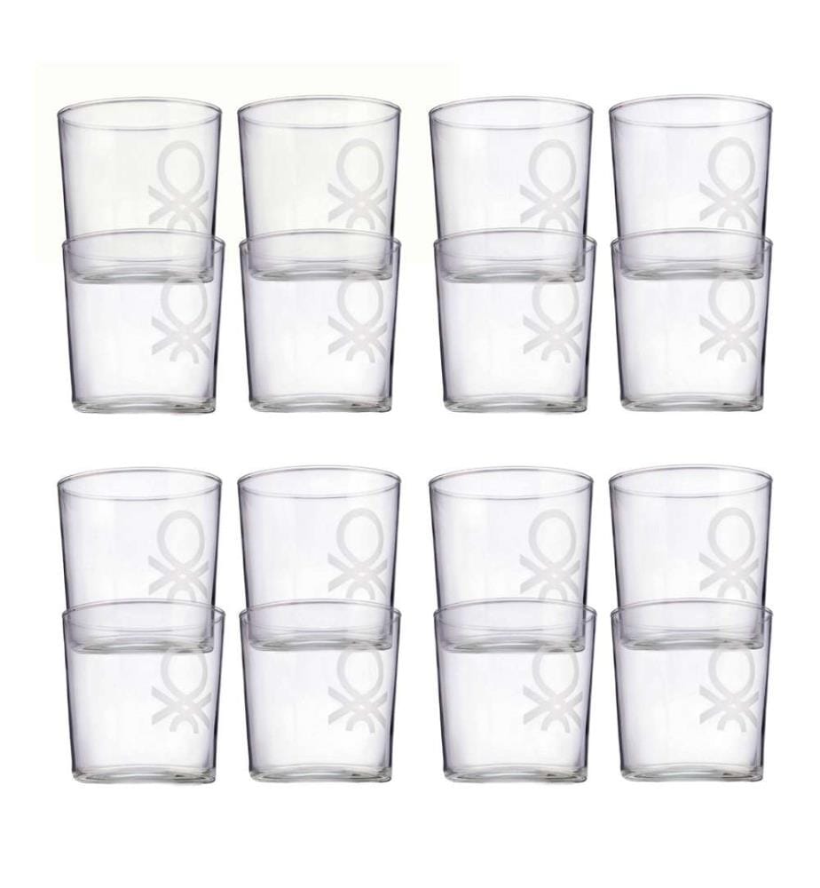 12er-Set Wassergläser, 345 ml – transparent