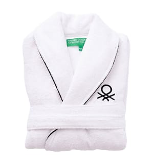 Bademantel M/L – Weiss