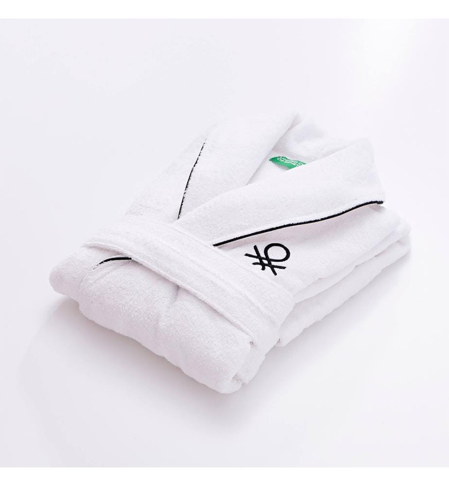 Bademantel M/L – Weiss