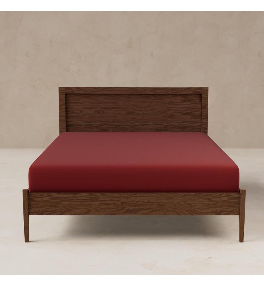 2er-Set Spannbettlaken 200 x 200 + 30 cm – Rot