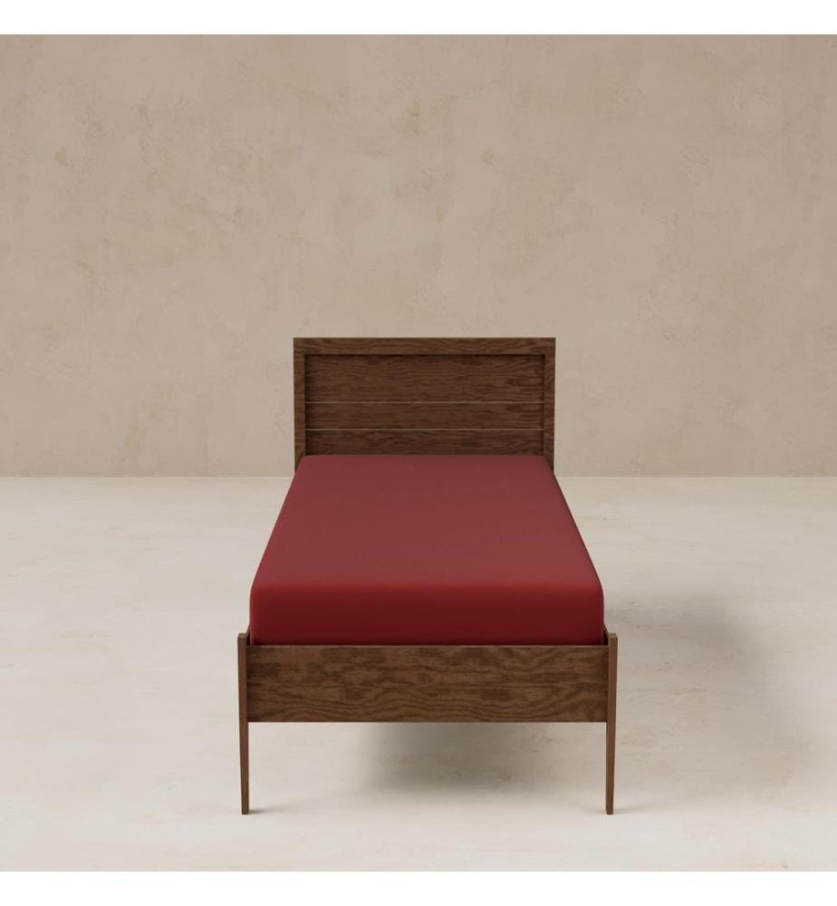 2er-Set Spannbettlaken 100 x 200 + 30 cm – Rot