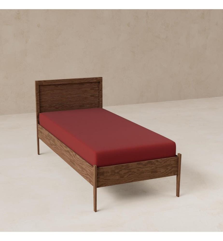 2er-Set Spannbettlaken 100 x 200 + 30 cm – Rot