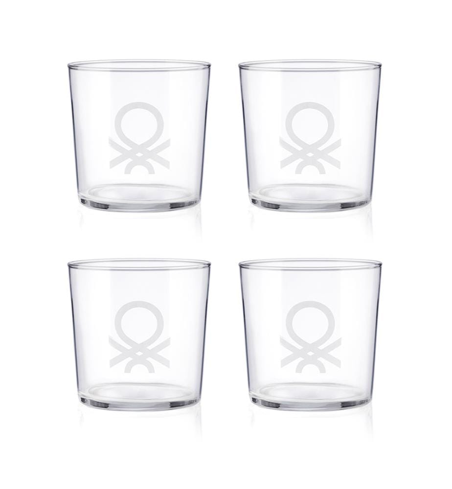 4er-Set Wassergläser, 345 ml – transparent
