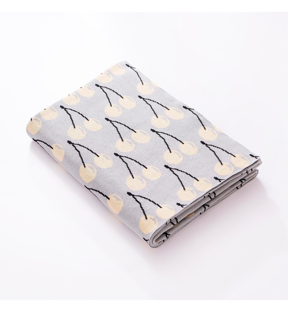 Decke 140 x 190 cm – Blau und Gelb