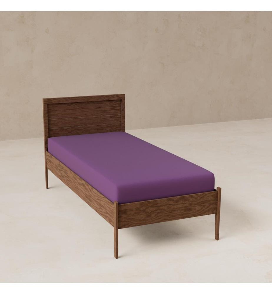 Fitted Sheet 100 x 200 + 30 cm - Purple