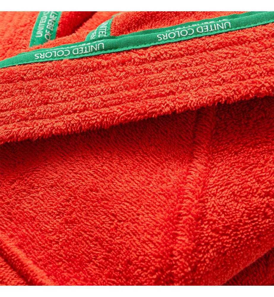 Bademantel mit Kapuze L/XL – Orange