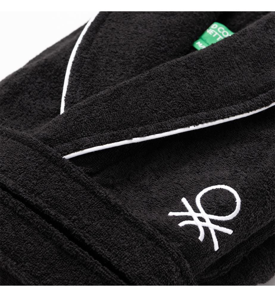 Bademantel M/L – Schwarz und Weiss