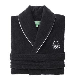 Bademantel L/XL – Schwarz und Weiss