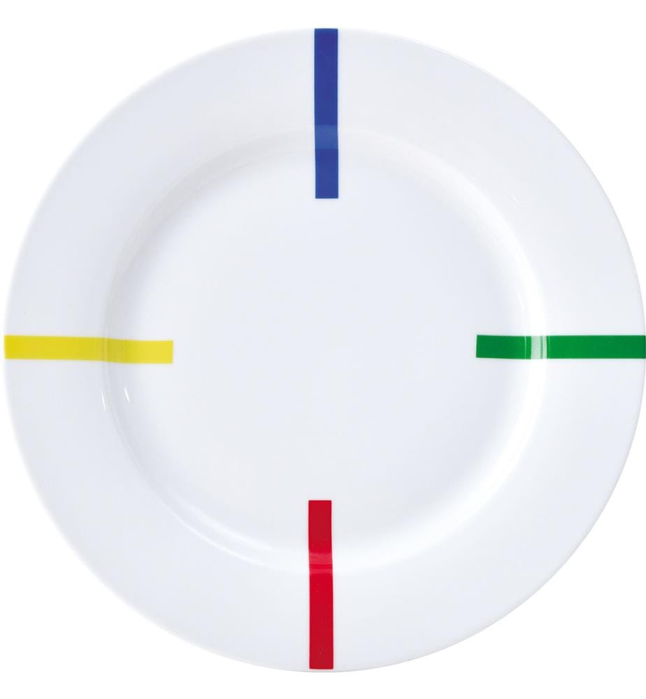 4er-Set flache Teller, Ø 27 cm