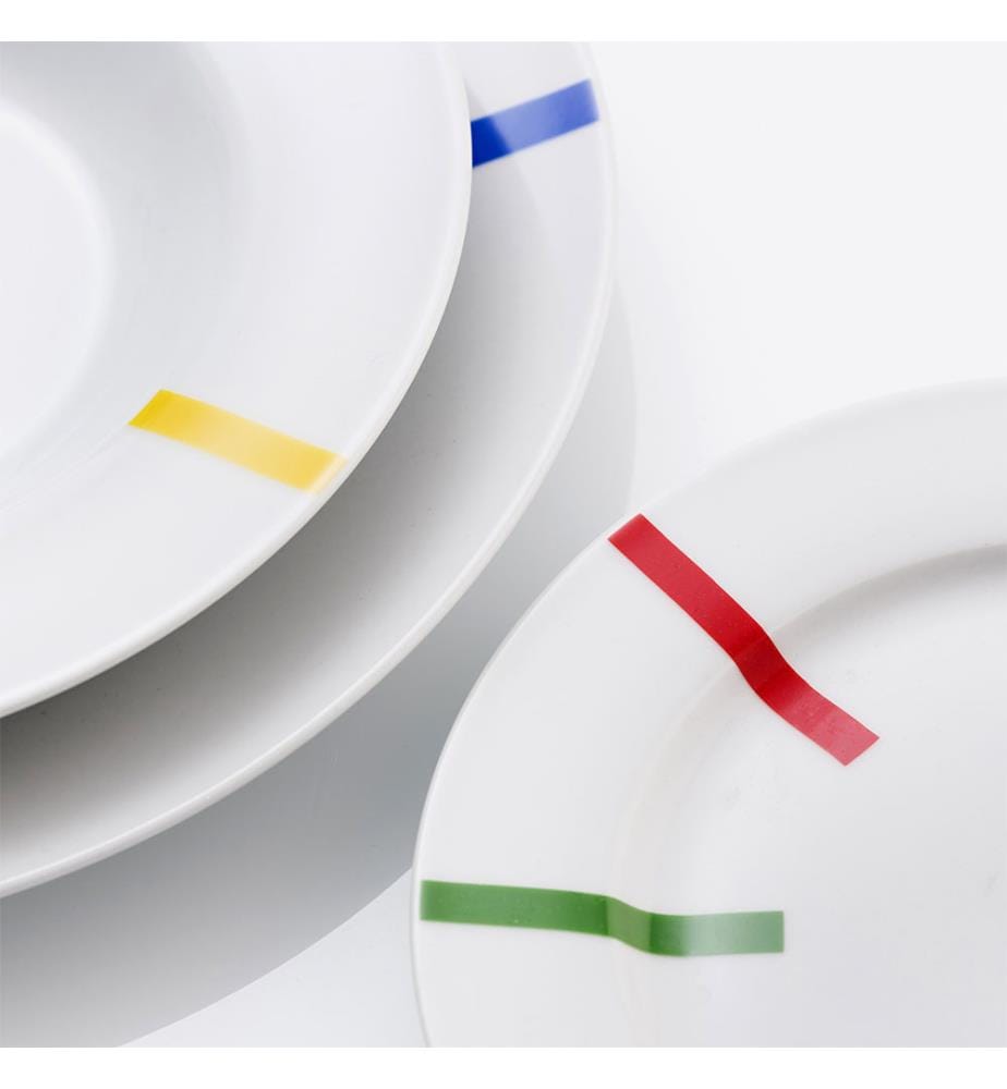 4er-Set flache Teller, Ø 27 cm