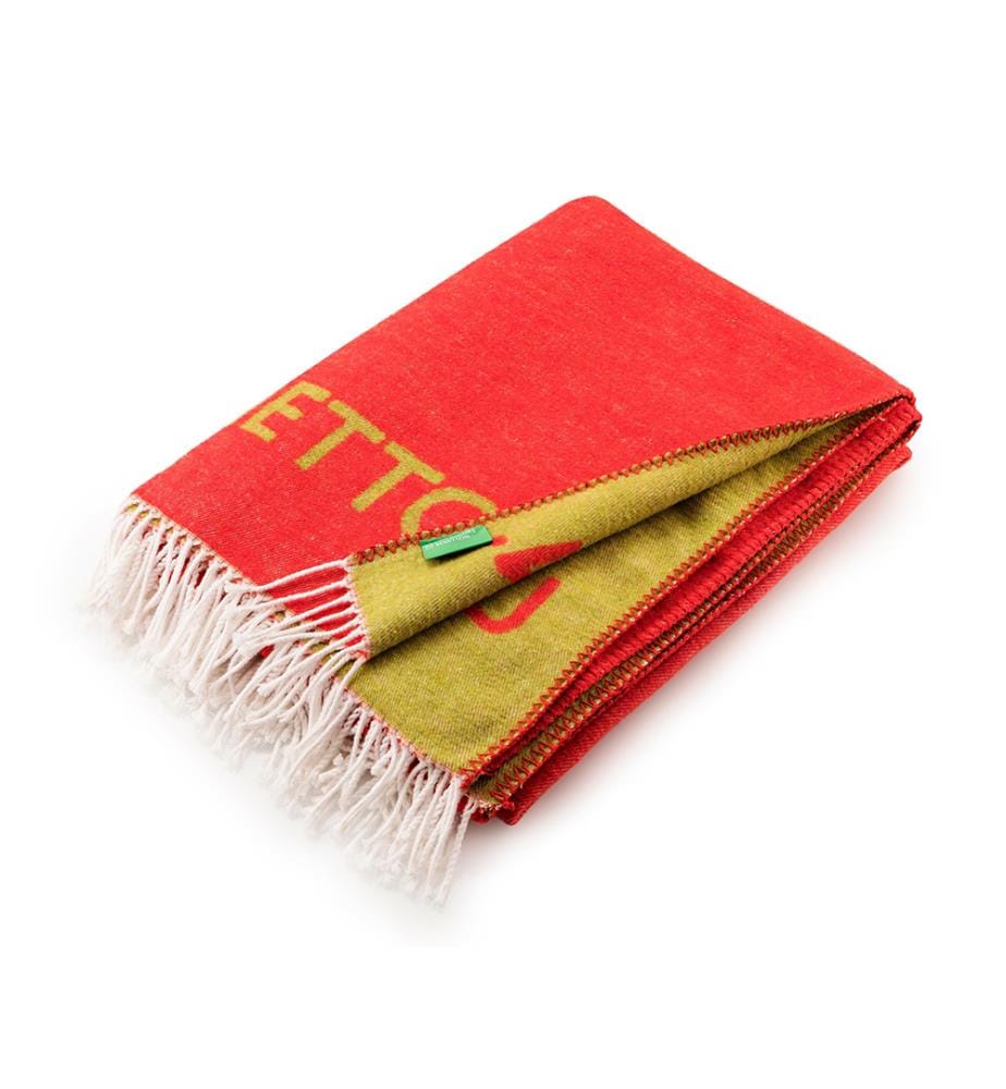 Decke 140 x 190 cm – Rot und Grün